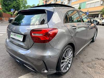 Mercedes-Benz Classe A Mercedes A 180 d Auto Premium AMG Tetto Apribile Grigio usata Roma