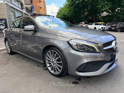 Mercedes-Benz Classe A Mercedes A 180 d Auto Premium AMG Tetto Apribile Grigio usata Roma