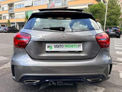 Mercedes-Benz Classe A Mercedes A 180 d Auto Premium AMG Tetto Apribile Grigio usata Roma