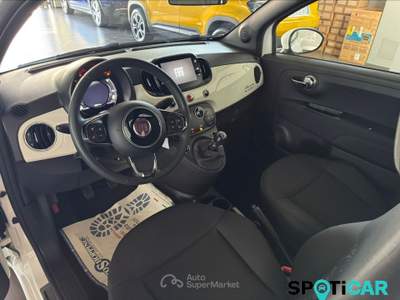 Fiat 500 500 (2015--->) 500 C 1.0 Hybrid Dolcevita Bianco usata San Vitaliano