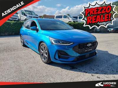Ford Focus 1.5 Ecoblue 115cv ST -Line Auto SW Blu/Azzurro usata Bagni di Lucca