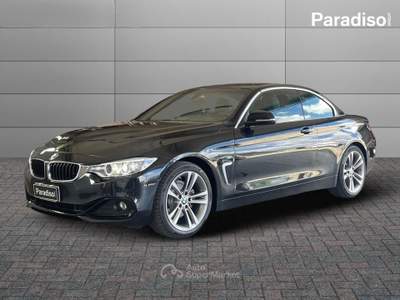 BMW Serie 4 425d 425d CABRIO | MSPORT | 217CV Nero usata Lamezia Terme