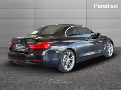 BMW Serie 4 425d 425d CABRIO | MSPORT | 217CV Nero usata Lamezia Terme