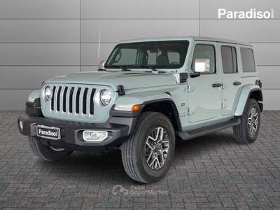Jeep Wrangler OVERLAND 4XE 2023 - KM0 | 380CV PHEV Grigio usata Lamezia Terme Jeep Wrangler OVERLAND 4XE 2023 - KM0 | 380CV PHEV Grigio usata Lamezia Terme