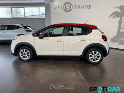 Citroen C3 3ª serie PureTech 82 S&S Feel Bianco usata San Vitaliano