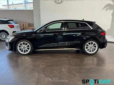 Audi A3 4ª serie SPB 35 TDI S tronic S line edition Nero usata San Vitaliano