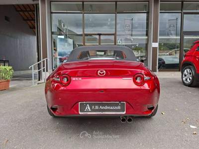 Mazda MX-5 MX-5 IV 2015 Soft Top 1.5 Exclusive-Line Driver Assistance Rosso usata Massa