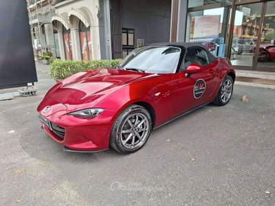 Mazda MX-5 MX-5 IV 2015 Soft Top 1.5 Exclusive-Line Driver Assistance Rosso usata Massa