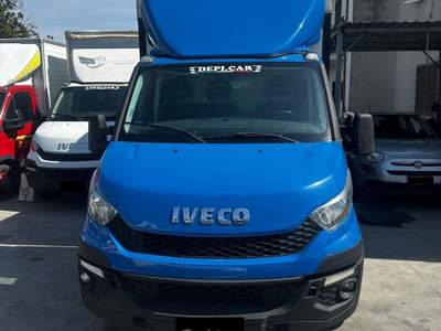 Iveco Daily IVECO 35C13 CASSONE CENTINATO ALLA FRANCESE *MOTORE NUOVO* Blu/Azzurro usata Maddaloni