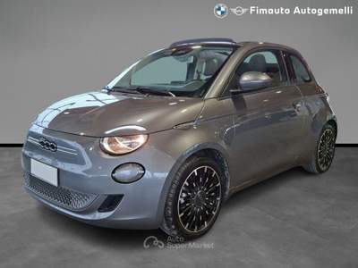 Fiat 500 Cabrio 42 kWh La Prima by Bocelli Grigio usata Bussolengo