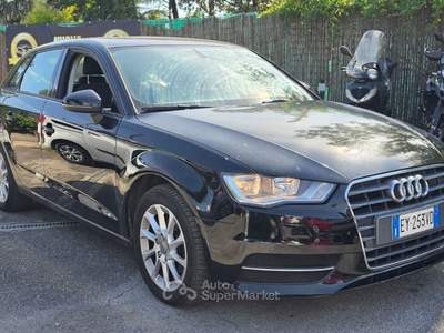 Audi A3 s tronic cronologia tagliandi completa ufficiale audi Nero usata Roma