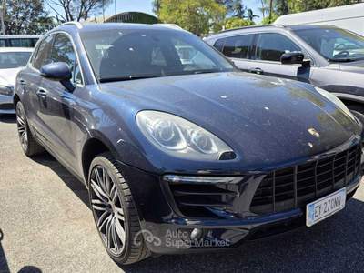 Porsche Macan s pelle/alcantara reale in sede Blu/Azzurro usata Roma
