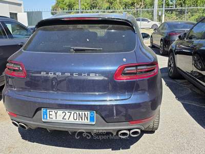 Porsche Macan s pelle/alcantara reale in sede Blu/Azzurro usata Roma