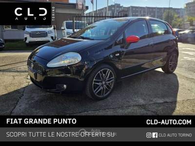 Fiat Grande Punto 1.3 MJT 90 CV 5 porte Nero usata Torino