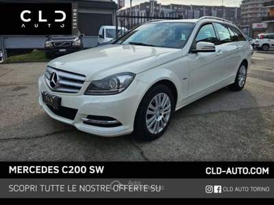 Mercedes-Benz Classe C C 200 CDI S.W. BlueEFFICIENCY Elegance Bianco usata Torino