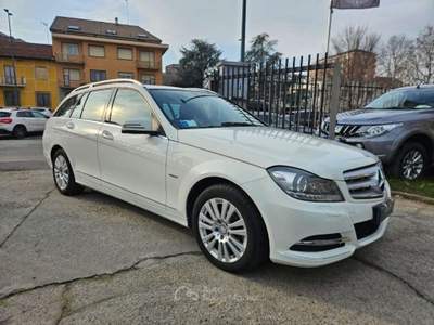 Mercedes-Benz Classe C C 200 CDI S.W. BlueEFFICIENCY Elegance Bianco usata Torino