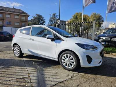 Ford Fiesta 1.0 EcoBoost Hybrid 125 CV 3 porte Van Trend Bianco usata Torino