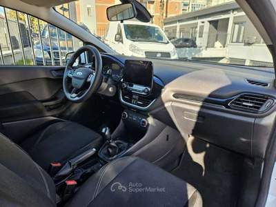 Ford Fiesta 1.0 EcoBoost Hybrid 125 CV 3 porte Van Trend Bianco usata Torino
