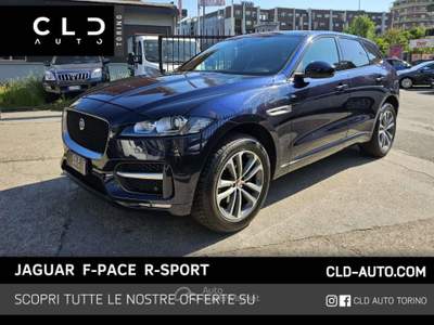 Jaguar F-Pace 2.0d 180cv AWD Autom. R-Sport Blu/Azzurro usata Torino