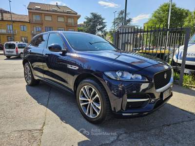 Jaguar F-Pace 2.0d 180cv AWD Autom. R-Sport Blu/Azzurro usata Torino