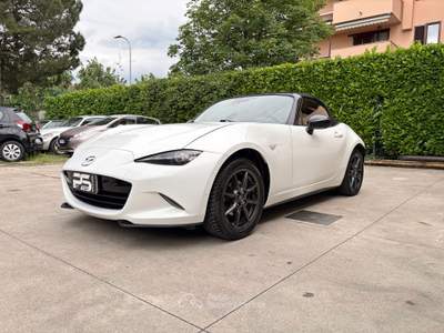 Mazda MX-5 Mx5 ND 1.5 131cv Soft Top Bianco usata Seregno