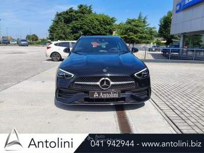 Mercedes-Benz Classe C d M.H. S.W. Advan. Plus "AMG LINE"  "GANCIO TRAINO Nero usata Venezia