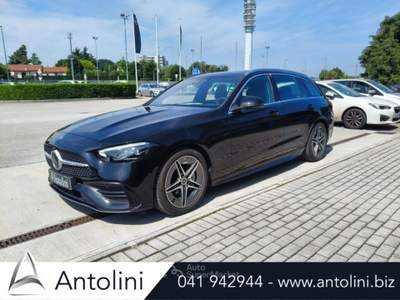 Mercedes-Benz Classe C d M.H. S.W. Advan. Plus "AMG LINE"  "GANCIO TRAINO Nero usata Venezia