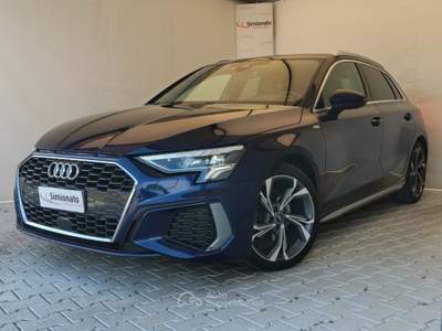 Audi A3 SPB 35 TDI S tronic S line edition Blu/Azzurro usata Resana