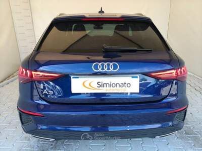 Audi A3 SPB 35 TDI S tronic S line edition Blu/Azzurro usata Resana