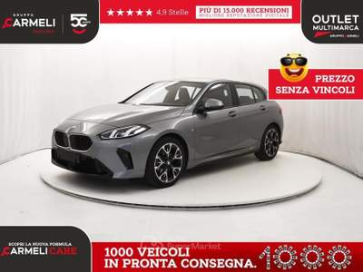 BMW Serie 1 120 120 48V MSport DCT LED - CERCHI 18 - NAVI - AZIENDALE Grigio usata Coccaglio