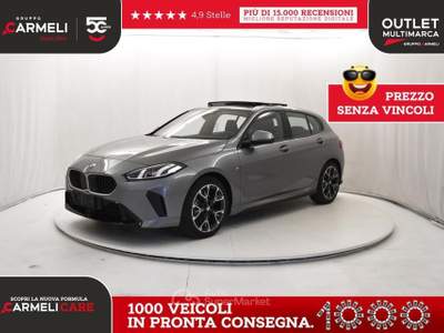 BMW Serie 1 120 120 48V MSport DCT TETTO - LED - CERCHI 18 - NAVI - AZIENDALE Grigio usata Coccaglio