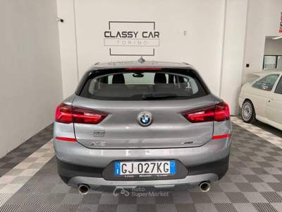 BMW X2 Xdrive18d Business X auto Argento usata Torino