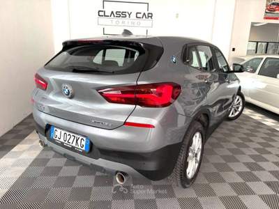 BMW X2 Xdrive18d Business X auto Argento usata Torino