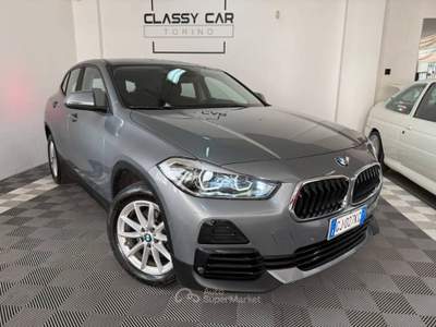 BMW X2 Xdrive18d Business X auto Argento usata Torino