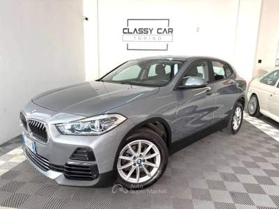 BMW X2 Xdrive18d Business X auto Argento usata Torino
