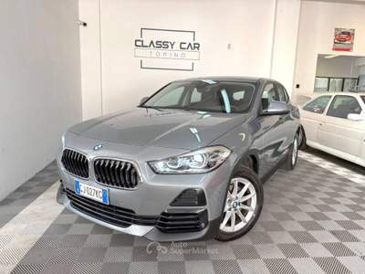 BMW X2 Xdrive18d Business X auto Argento usata Torino