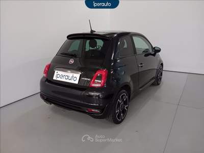 Fiat 500 1.0 hybrid sport 70cv TETTO PANORAMICO Nero usata Cava Manara