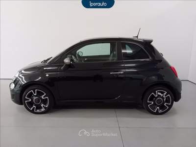 Fiat 500 1.0 hybrid sport 70cv TETTO PANORAMICO Nero usata Cava Manara