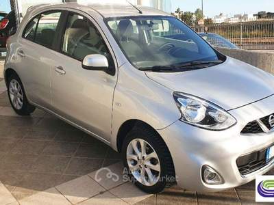 Nissan Micra  1.2 12V 5p. Acenta Argento usata Poggiardo