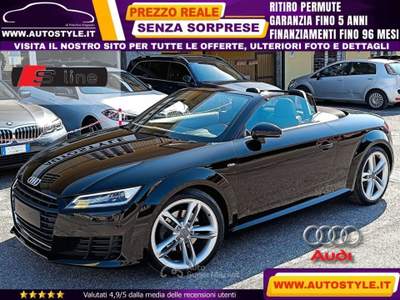 Audi TT Roadster 1.8 TFSI 180Cv S-LINE Cabrio SLine Nero usata CONCESIO