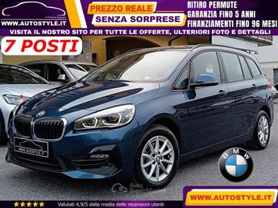BMW Serie 2 Gran Tourer 216d d Gran Tourer 7POSTI Steptronic Business F46 Blu/Azzurro usata CONCESIO