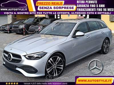 Mercedes-Benz Classe C d Wagon SPORT 9G-TRONIC Mild hybrid S.W. Argento usata CONCESIO