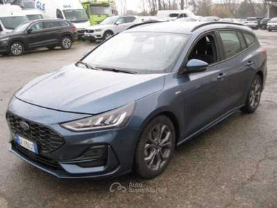 Ford Focus SW 1.0 ecoboost h ST-Line Design 125cv - GP736ST Blu/Azzurro usata Basiliano