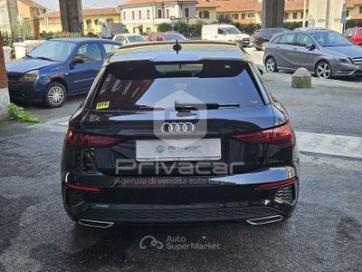 Audi A3 AUDI A3 SPB 35 TFSI S tronic S line edition Nero usata Moncalieri