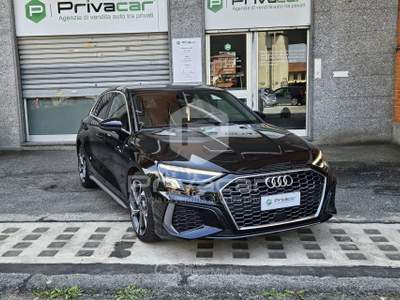 Audi A3 AUDI A3 SPB 35 TFSI S tronic S line edition Nero usata Moncalieri