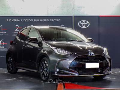 Toyota Yaris 2020 1.5h 116 cv Lounge e-cvt Grigio usata Saint-Christophe