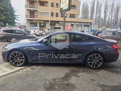 BMW Serie 4 420d BMW 420d 48V Coupé Msport Blu/Azzurro usata Moncalieri