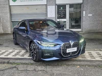 BMW Serie 4 420d BMW 420d 48V Coupé Msport Blu/Azzurro usata Moncalieri