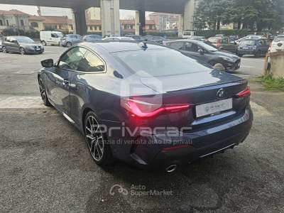 BMW Serie 4 420d BMW 420d 48V Coupé Msport Blu/Azzurro usata Moncalieri