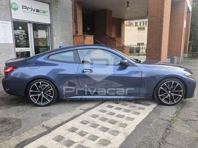 BMW Serie 4 420d BMW 420d 48V Coupé Msport Blu/Azzurro usata Moncalieri